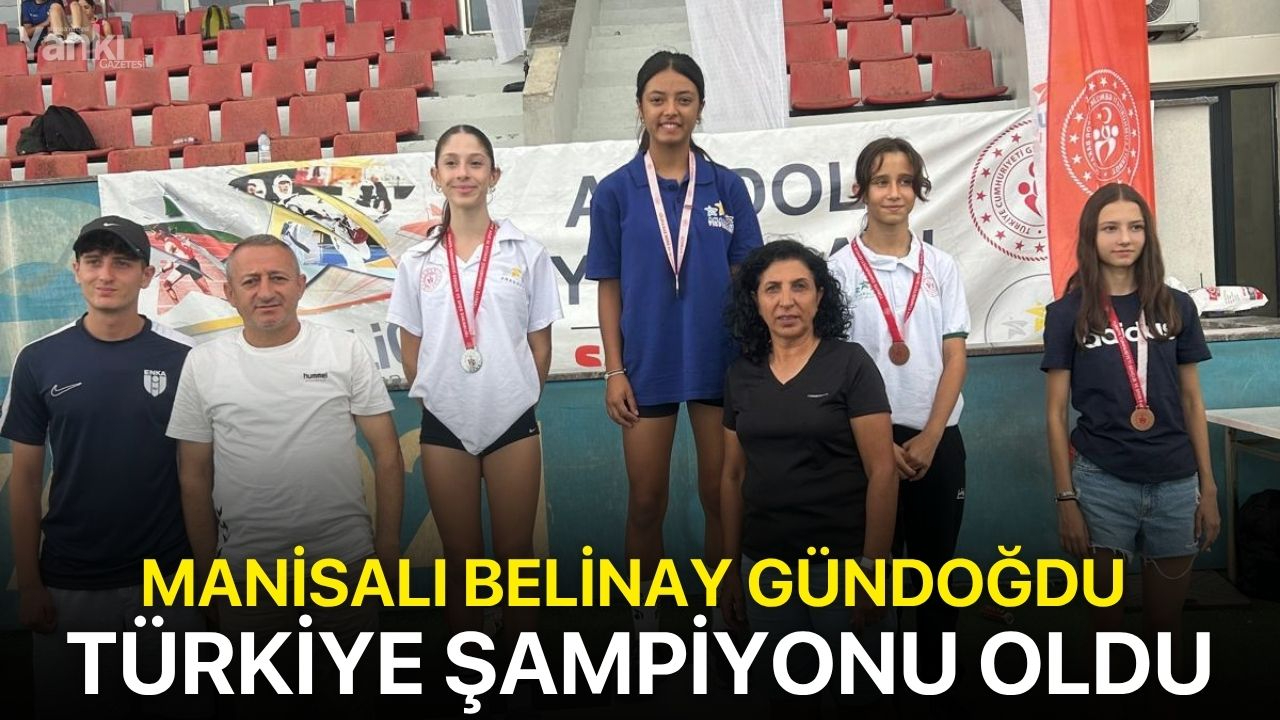 Manisalı Belinay Gündoğdu Türkiye şampiyonu oldu