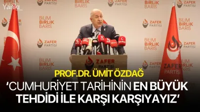 Özdağ: 'Cumhuriyet tarihimizin en büyük tehdidi ile karşı karşıyayız'