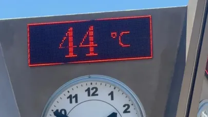 38 il 40 dereceyi aştı! Turgutlu 44'ü gördü