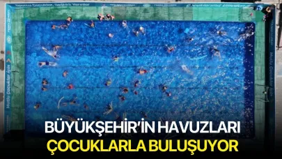 Büyükşehir’in Havuzları Çocuklarla Buluşuyor