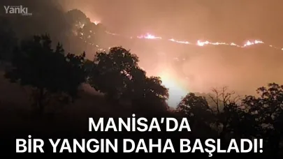 Manisa’da bir yangın daha başladı!