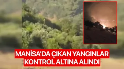 Manisa'da çıkan yangınlar kontrol altına alındı