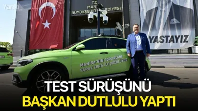 Test Sürüşünü Başkan Dutlulu Yaptı