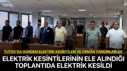Elektrik kesintilerinin ele alındığı toplantıda elektrik kesildi!