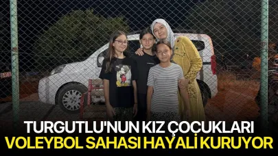 Turgutlu'nun Kız Çocukları Voleybol Sahası Hayali Kuruyor