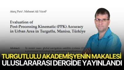 Turgutlulu Akademisyenin Makalesi Uluslararası Dergide Yayınlandı