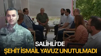 Salihli’de Şehit İsmail Yavuz unutulmadı