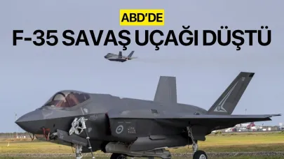 ABD'de F-35 savaş uçağı yere çakıldı!