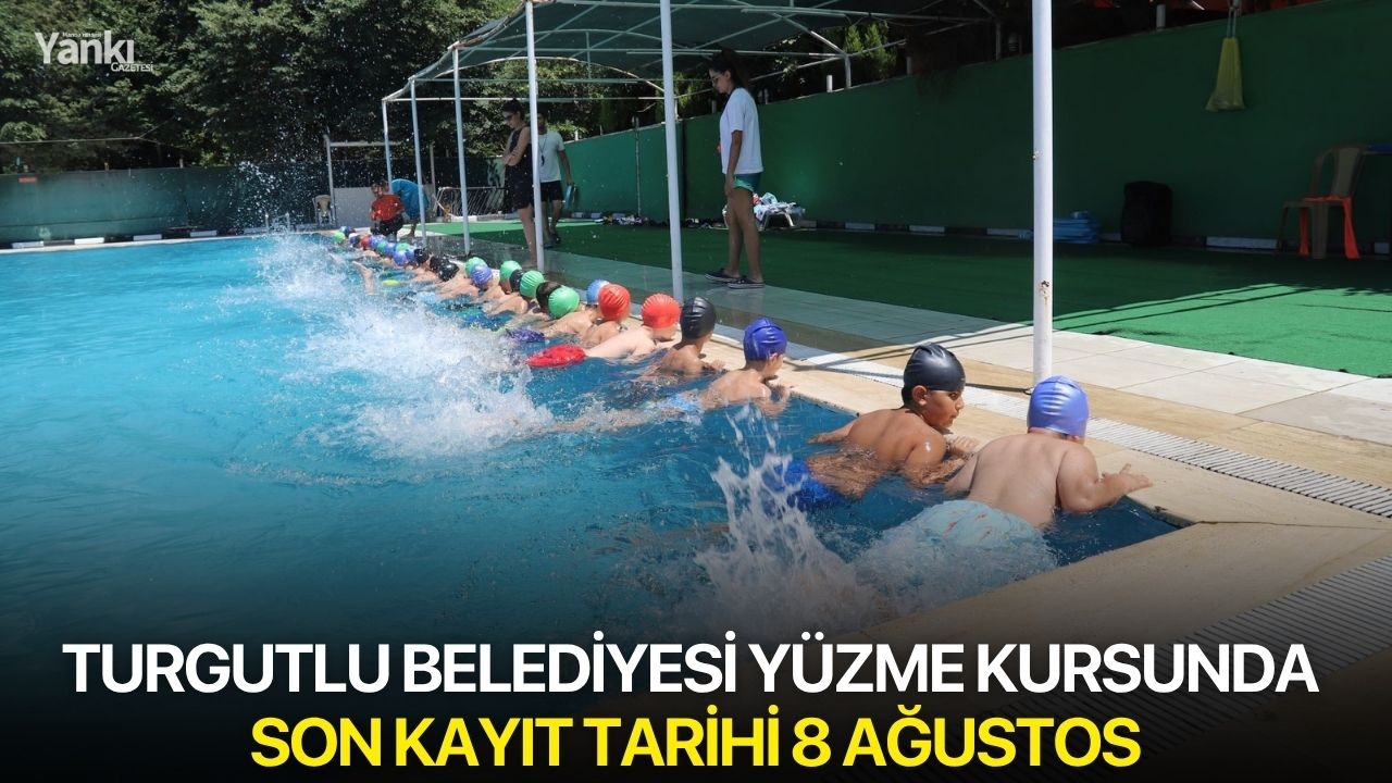 Turgutlu Belediyesi Yüzme Kursunda Son Kayıt Tarihi 8 Ağustos