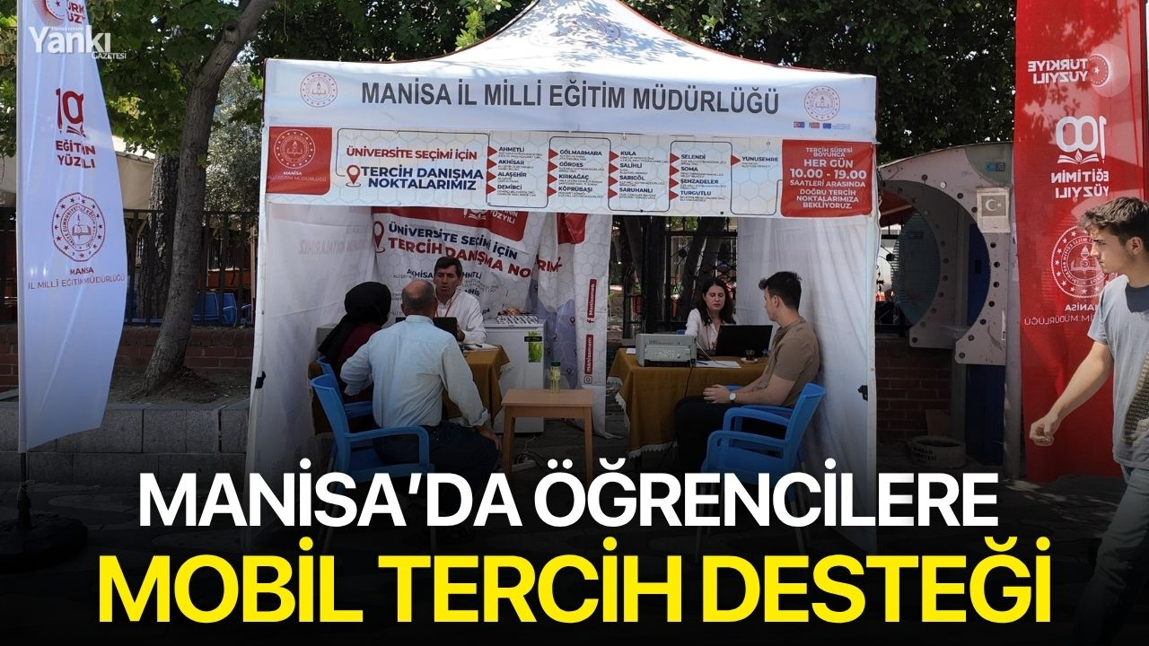 Manisa’da Öğrencilere Mobil Tercih Desteği