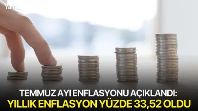 Temmuz ayı enflasyonu açıklandı: Yıllık enflasyon yüzde 33,52 oldu