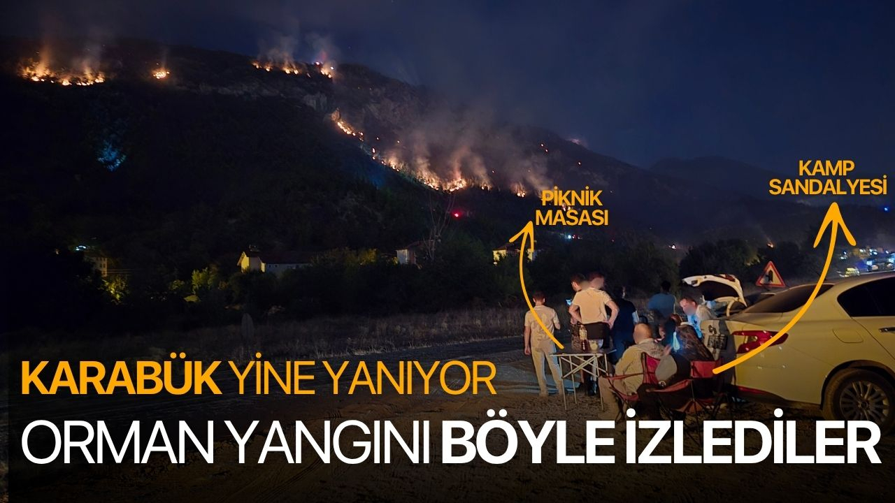 Yangını böyle izlediler