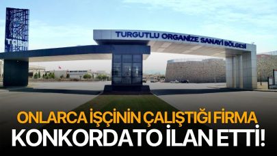 Turgutlu OSB'de Konkordato Şoku