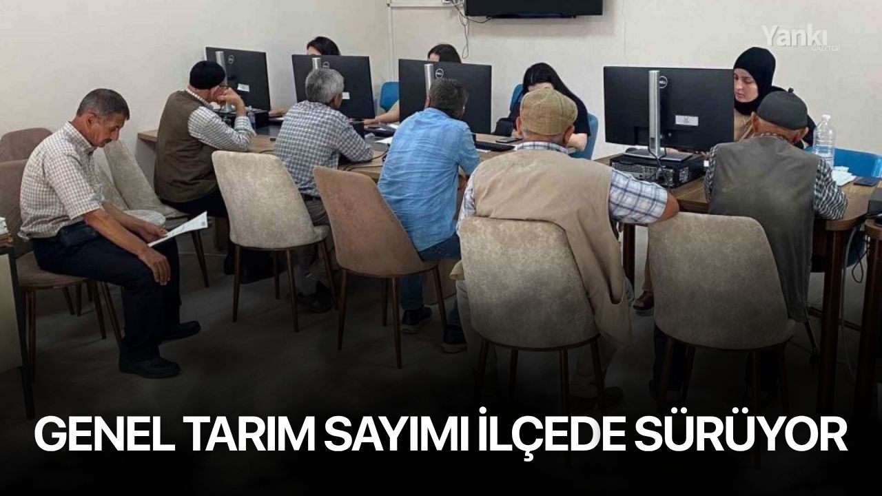 Genel tarım sayımı ilçede sürüyor