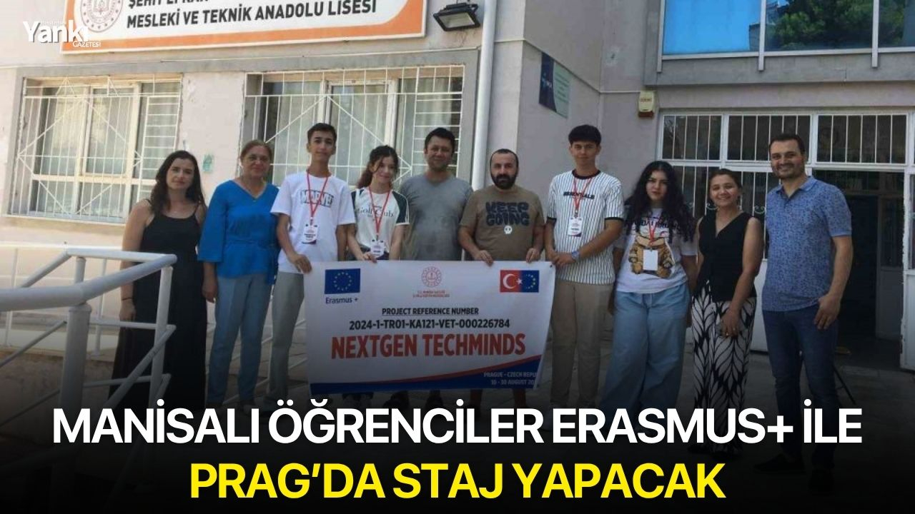Manisalı Öğrenciler Erasmus+ ile Prag’da Staj Yapacak