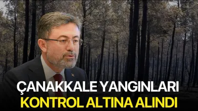 Çanakkale Yangınları Kontrol Altına Alındı