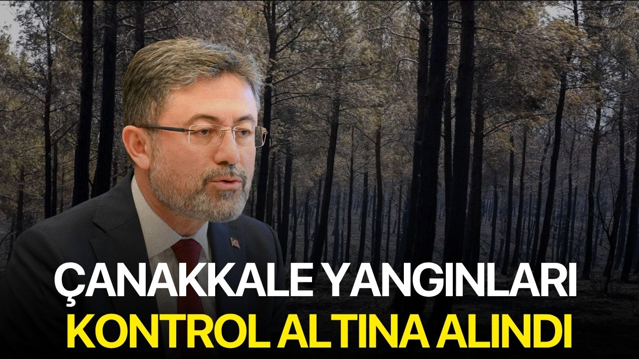 Çanakkale Yangınları Kontrol Altına Alındı