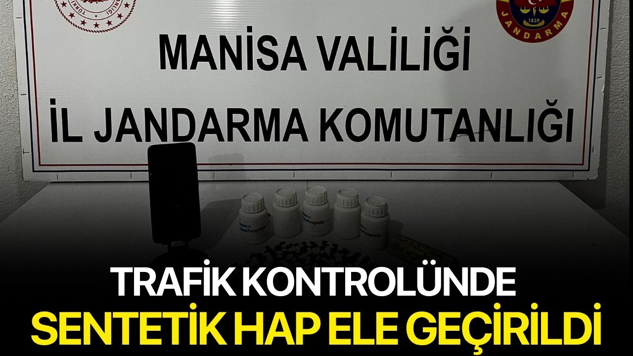 Trafik Kontrolünde Sentetik Hap Ele Geçirildi
