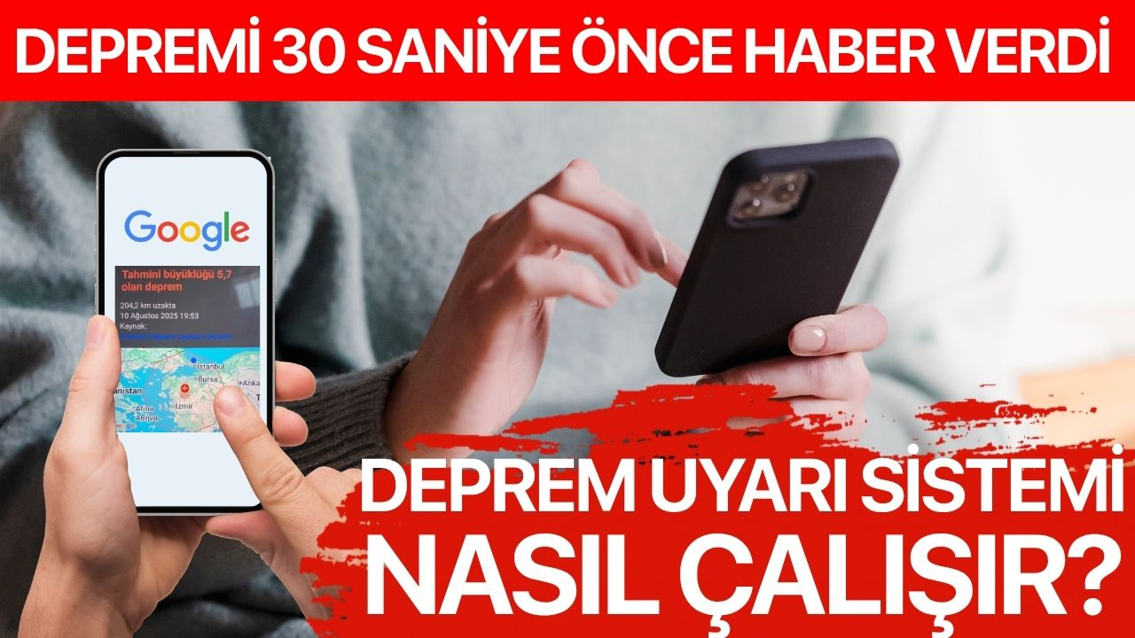 Google depremi 30 saniye önce bildirdi!