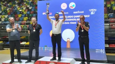 3 bant bilardoda Türkiye Şampiyonluğu Turgutlu’ya geldi