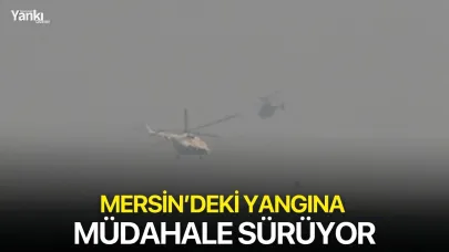 Mersin’deki yangına müdahale sürüyor
