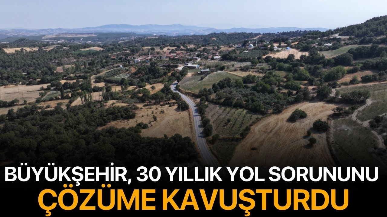 Büyükşehir, 30 Yıllık Yol Sorununu Çözüme Kavuşturdu