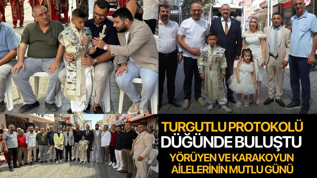 Protokol bu düğünde buluştu