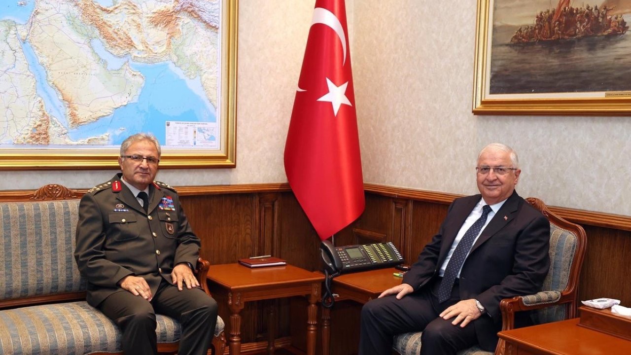 Bakan Güler, Kara Kuvvetleri Komutanlığına atanan Tokel’i kabul etti