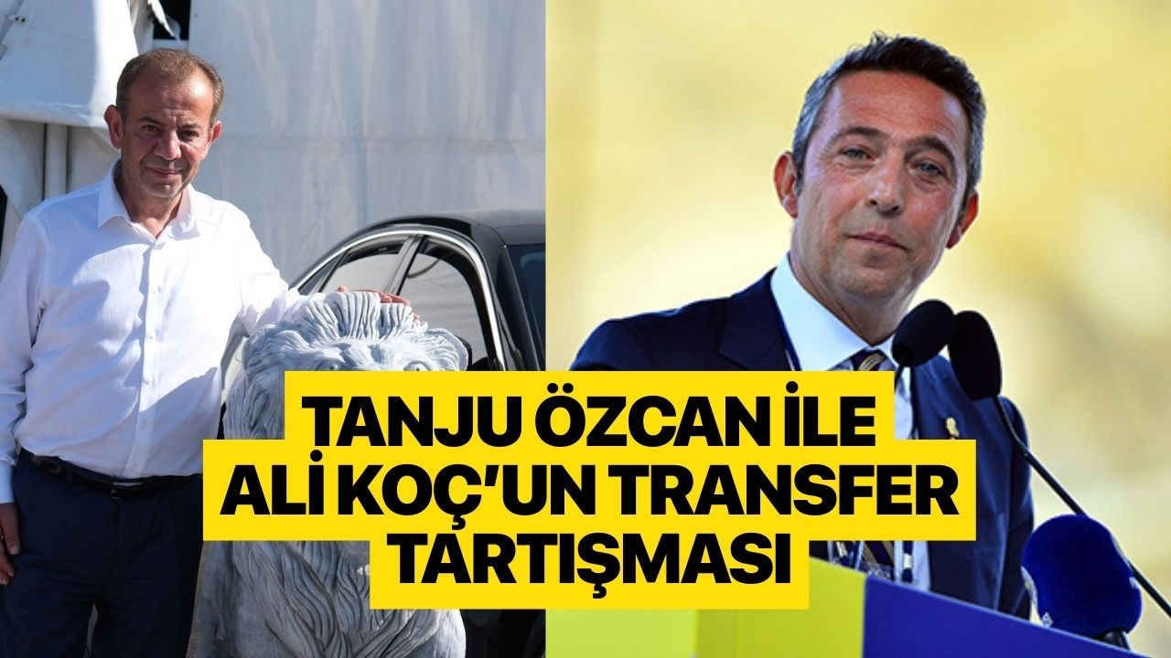 Tanju Özcan ile Ali Koç arasında tartışma