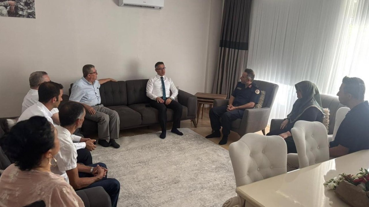 Kaymakam Koç’tan şehit ailesine ziyaret