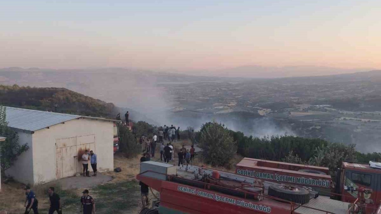 Manisa’da orman yangını!