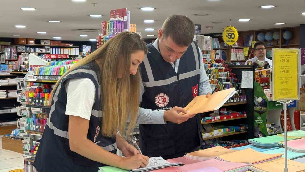 Ticaret Bakanlığı’ndan kırtasiye ve okul ürünlerine denetim