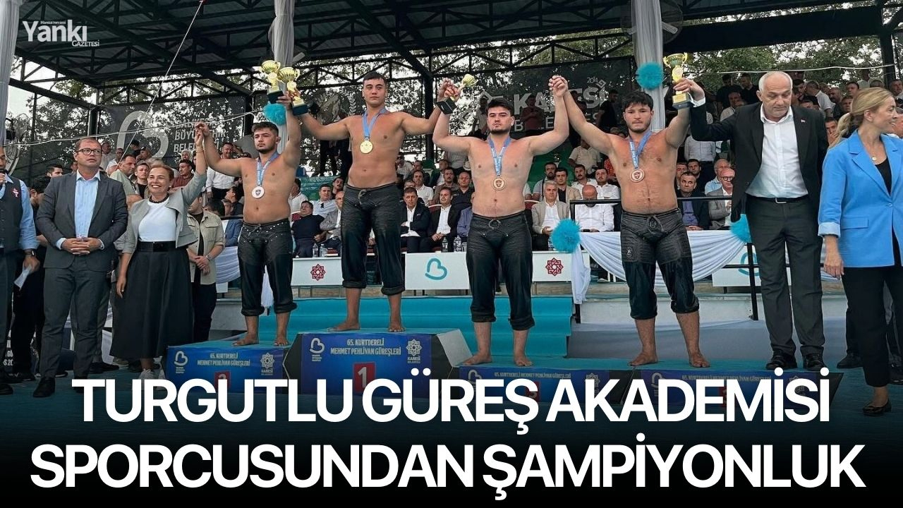 Turgutlu Güreş Akademisi sporcusundan şampiyonluk