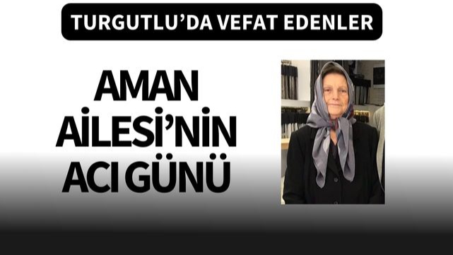 Aman Ailesi'nin acı günü