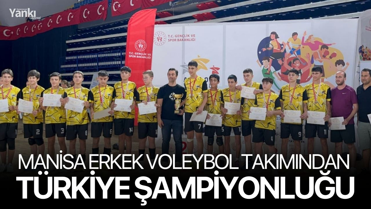 Manisa Erkek Voleybol Takımından Türkiye Şampiyonluğu
