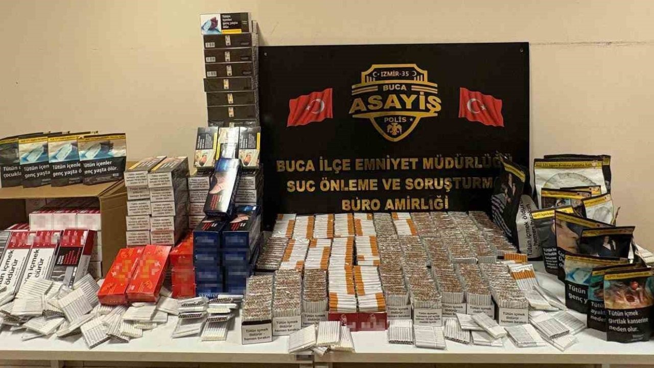 Kaçak sigara ve tütün operasyonu: 40 bine yakın ele geçirildi!
