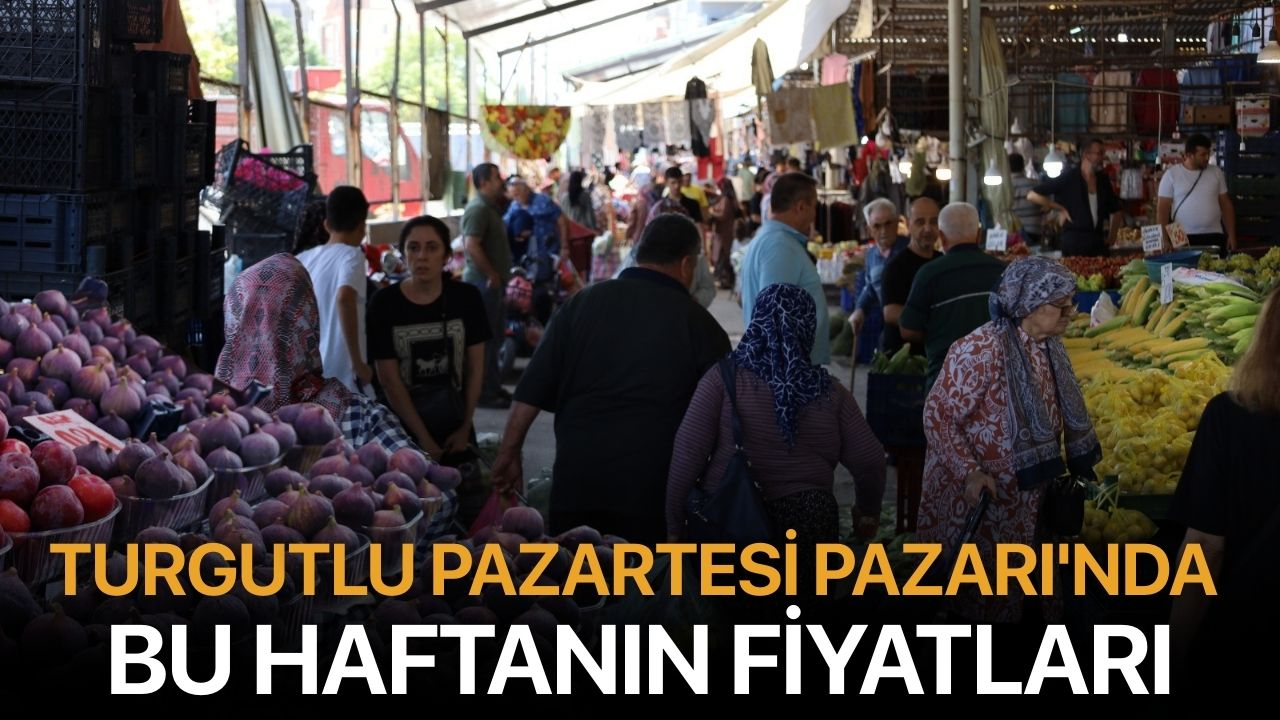 Turgutlu Pazartesi Pazarı'nda Bu Haftanın Fiyatları