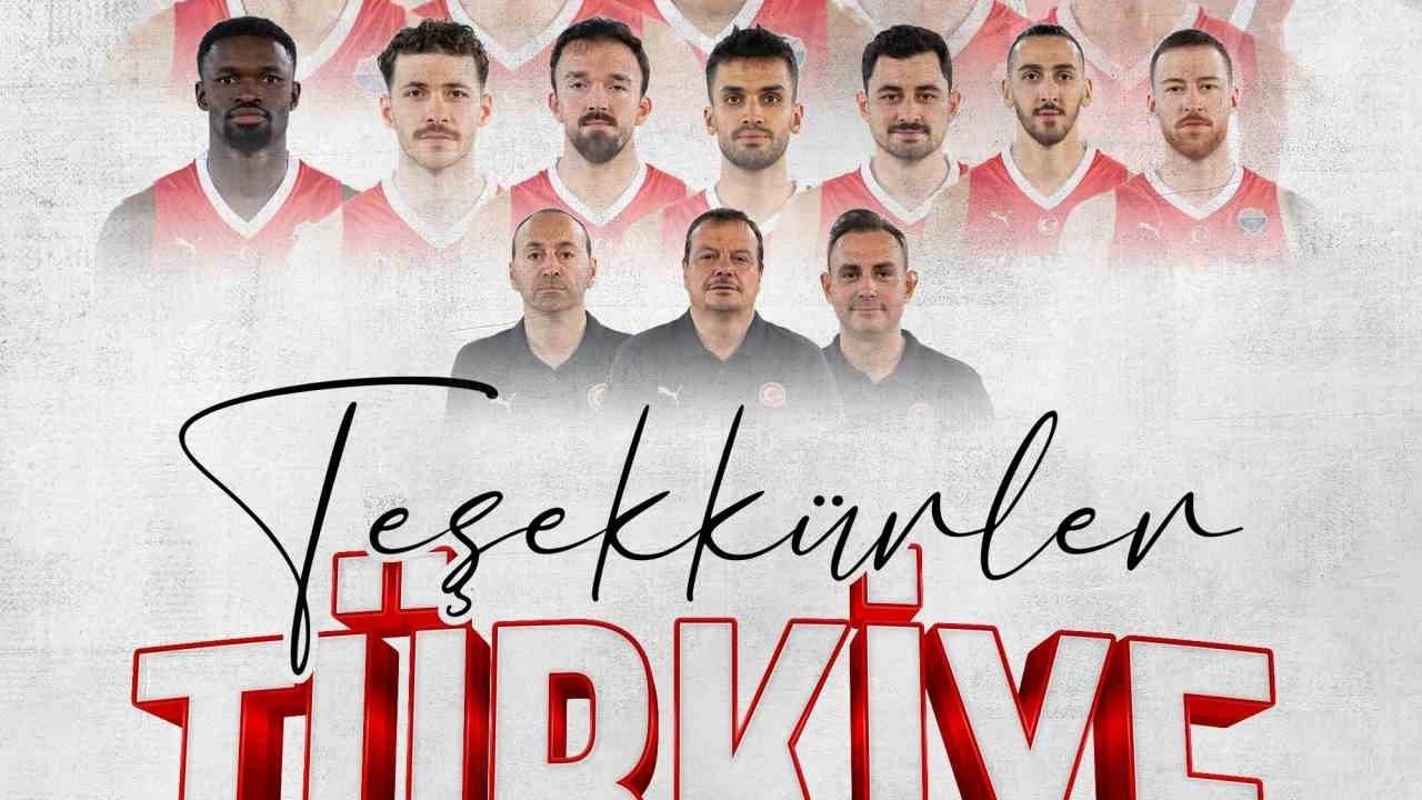 Cumhurbaşkanı Erdoğan’dan A Milli Erkek Basketbol Takımı’na tebrik
