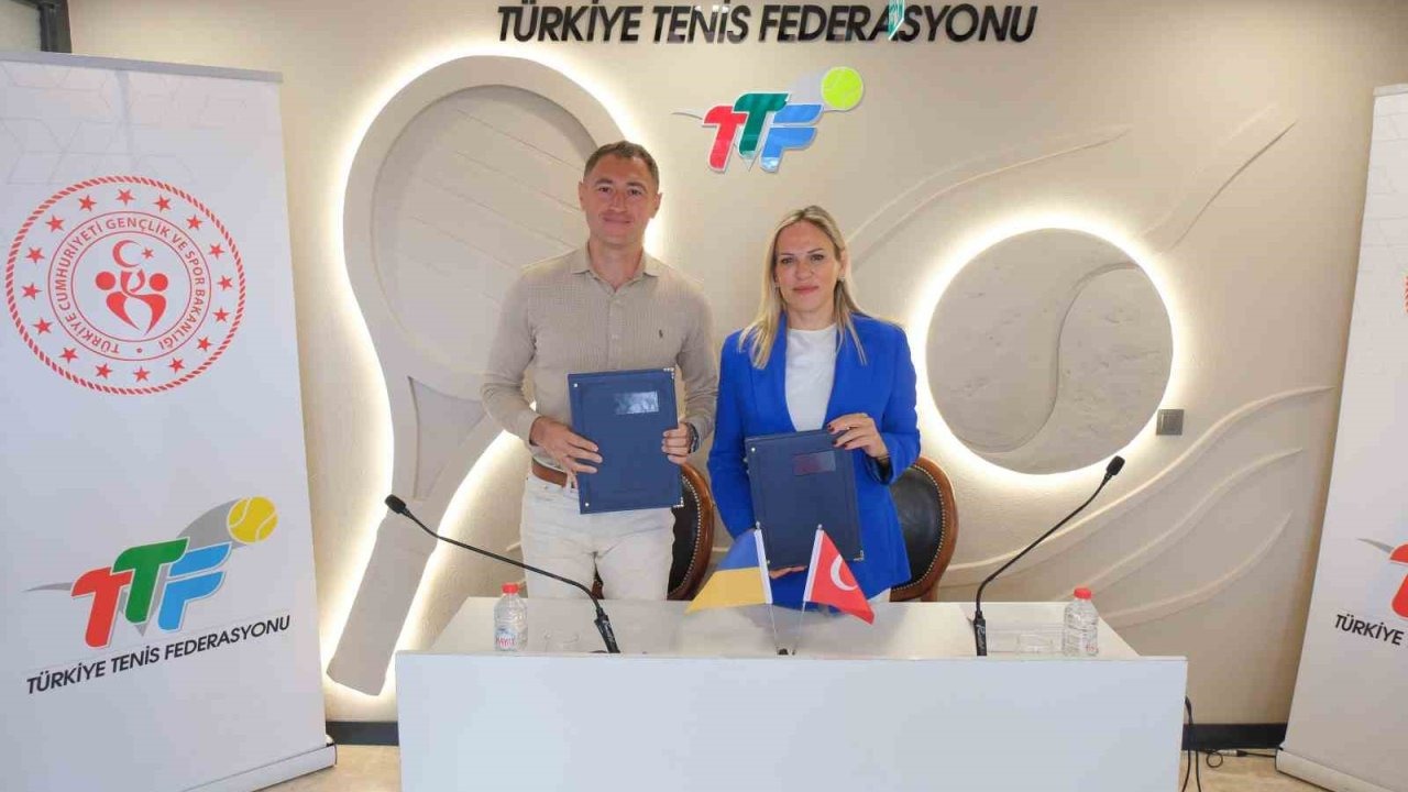 Türkiye ve Ukrayna Tenis Federasyonları arasında iş birliği protokolü imzalandı