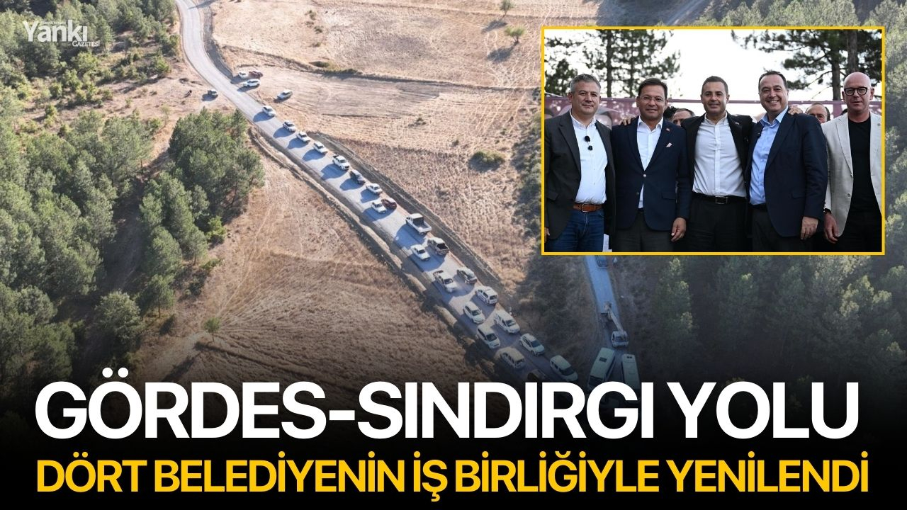Gördes-Sındırgı Yolu Dört Belediyenin İş Birliğiyle Yenilendi