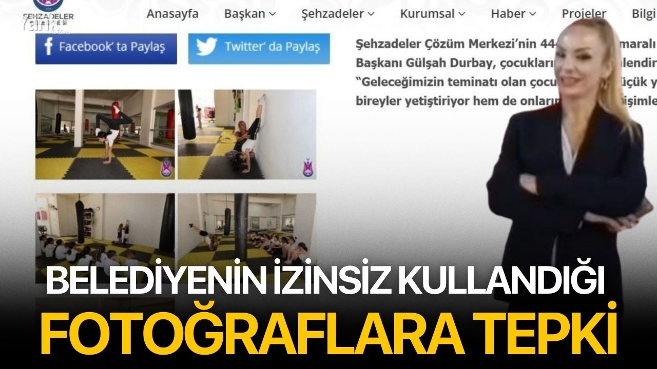 Belediyenin izinsiz kullandığı fotoğraflara tepki