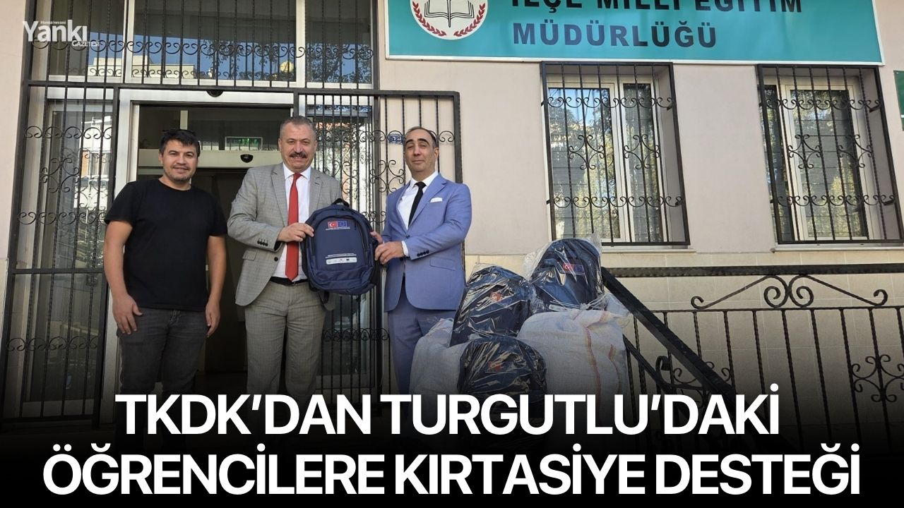 TKDK’dan Turgutlu’daki Öğrencilere Kırtasiye Desteği