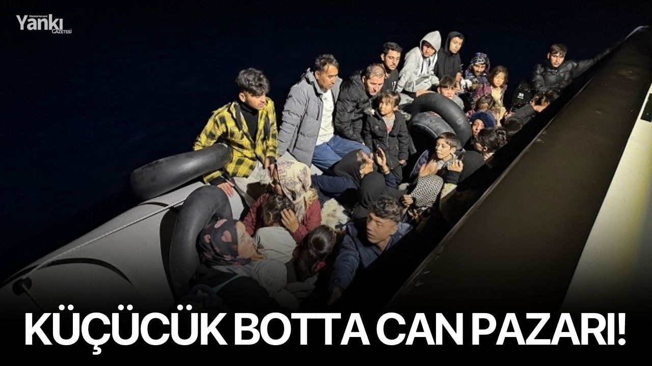 Küçücük botta can pazarı!