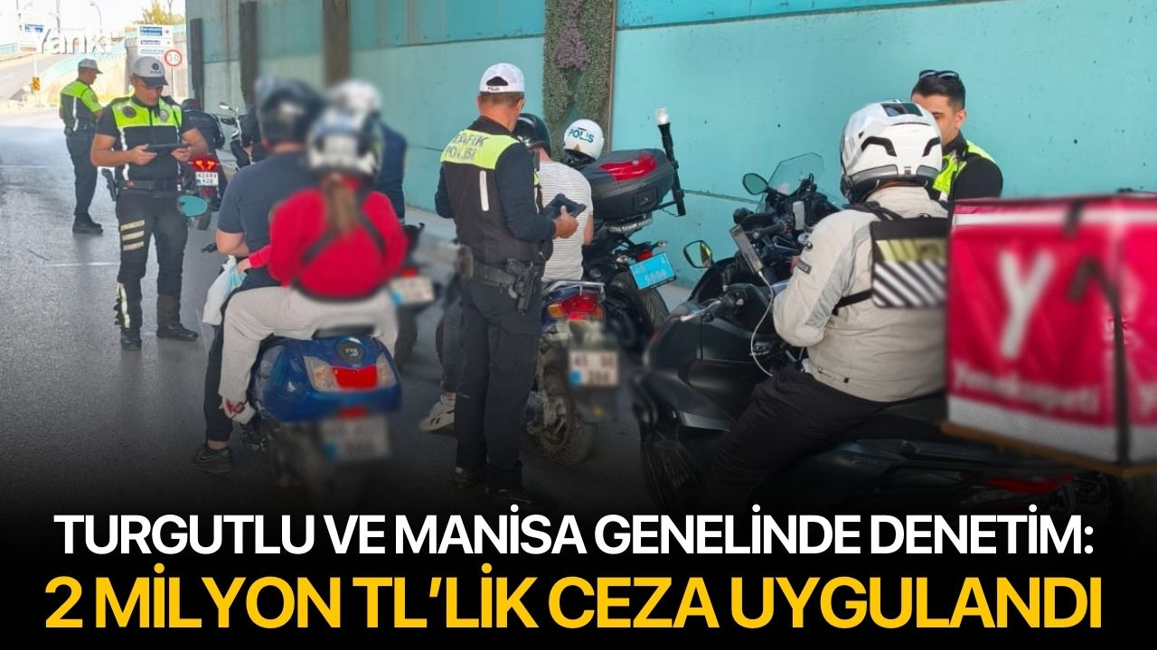 Turgutlu ve Manisa genelinde denetim: 2 Milyon TL’lik ceza uygulandı