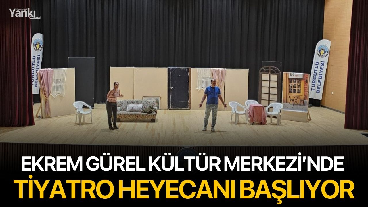 Ekrem Gürel Kültür Merkezi’nde Tiyatro Heyecanı Başlıyor