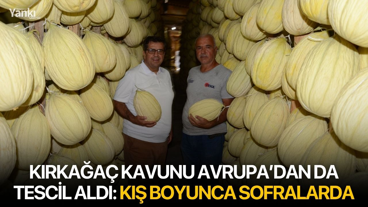 Kırkağaç Kavunu Avrupa’dan da Tescil Aldı: Kış Boyunca Sofralarda
