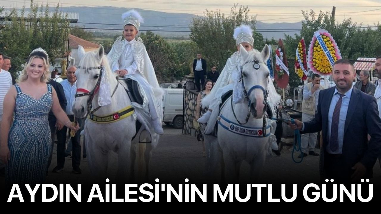 Aydın Ailesi'nin mutlu günü