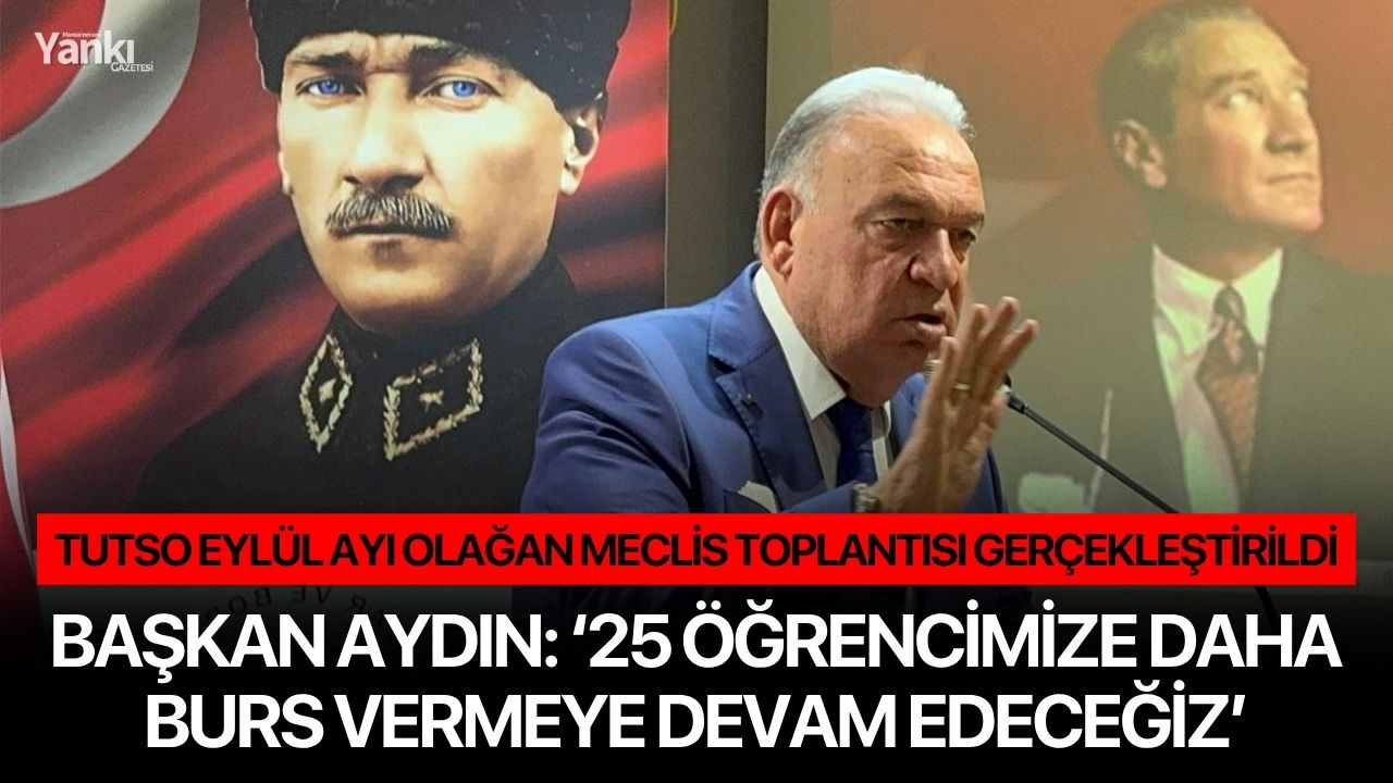 Başkan Aydın: ‘25 öğrencimize daha burs vermeye devam edeceğiz’