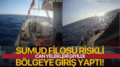Küresel Sumud Filosu Riskli Bölgeye Giriş Yaptı (CANLI)