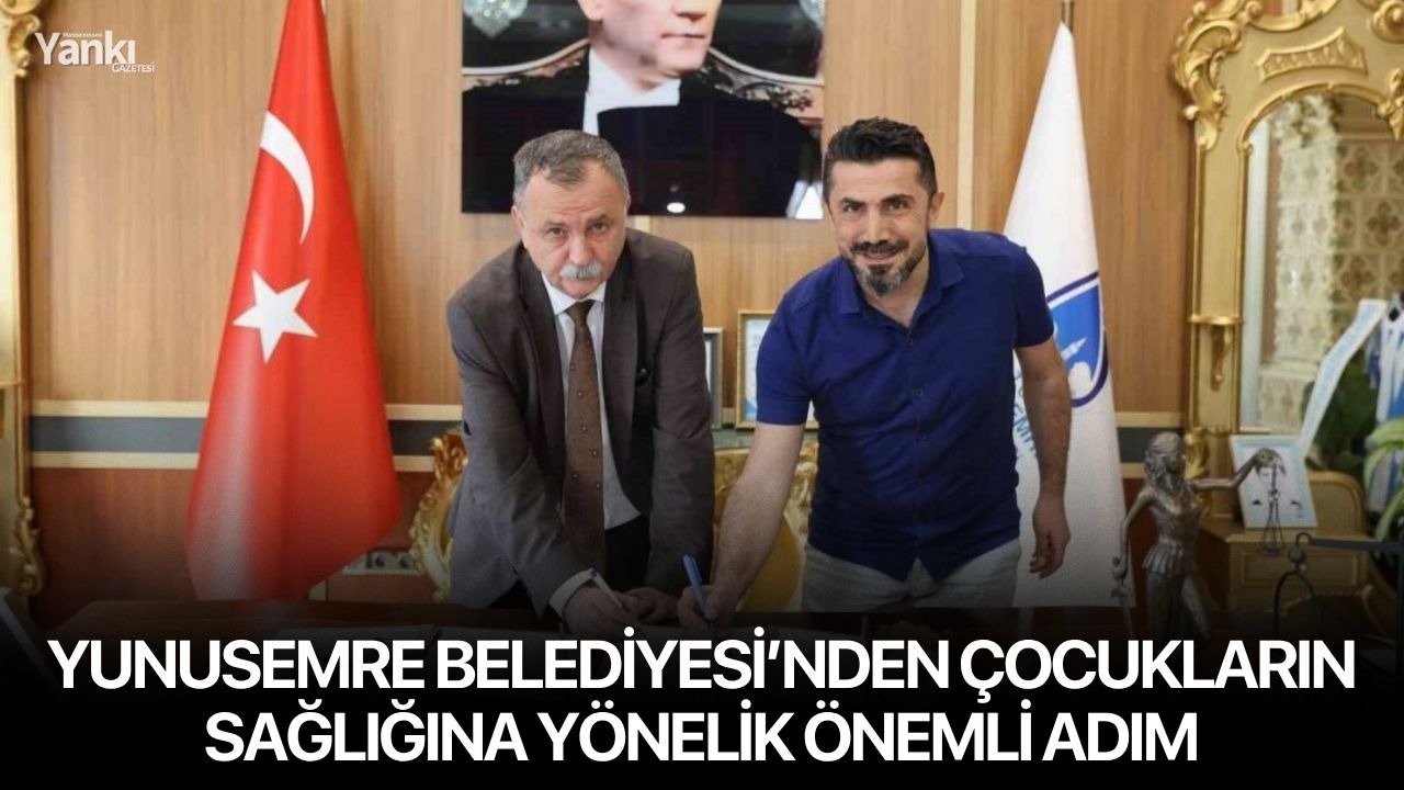 Yunusemre Belediyesi’nden Çocukların Sağlığına Yönelik Önemli Adım